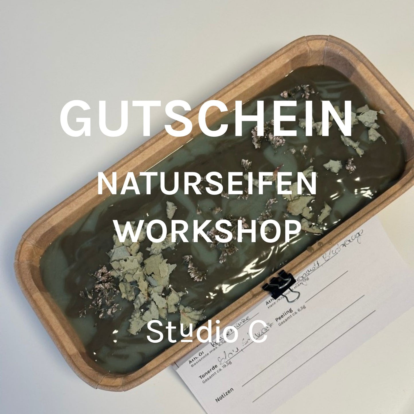 Geschenkgutschein Naturseifen Workshop