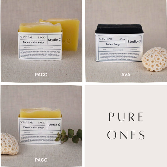 Naturseifen Bundle: THE PURE ONES - Studio C